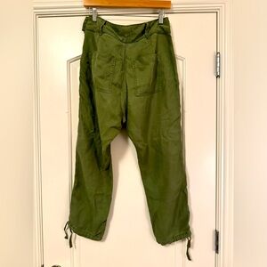 Army green cargo pants